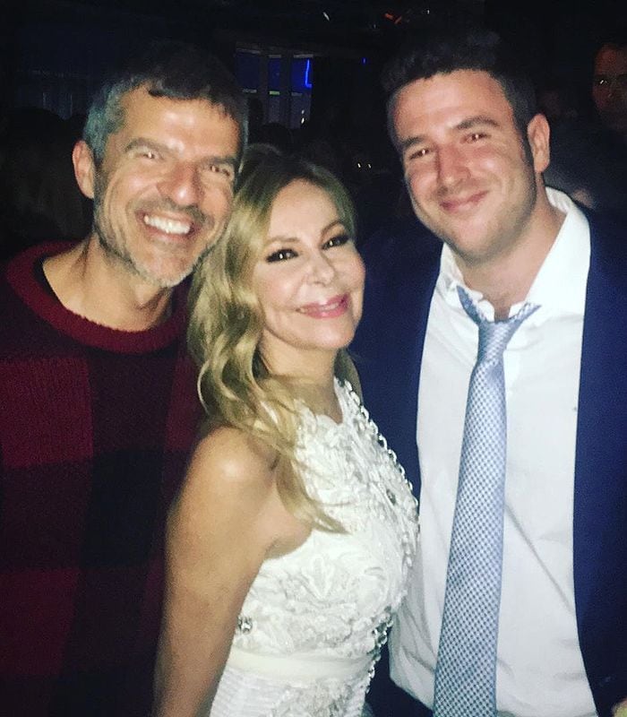 Ana Obregón con Raul Castillo y su hijo Álex