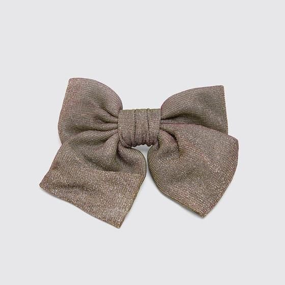 sparkly bow barrette de zara