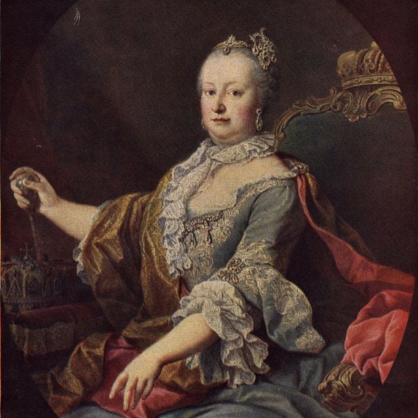 María Teresa de Austria (1717-1780), Archiduquesa de Austria, Emperatriz del Sacro Imperio Romano Germánico y reina de Hungría y Bohemia está considerada como una de las mujeres más influyentes y poderosas del siglo XVIII
