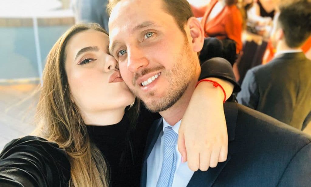 Camila Fernández y su esposo