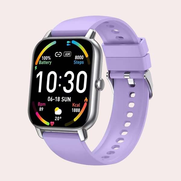 smartwatch violeta monitor sueno