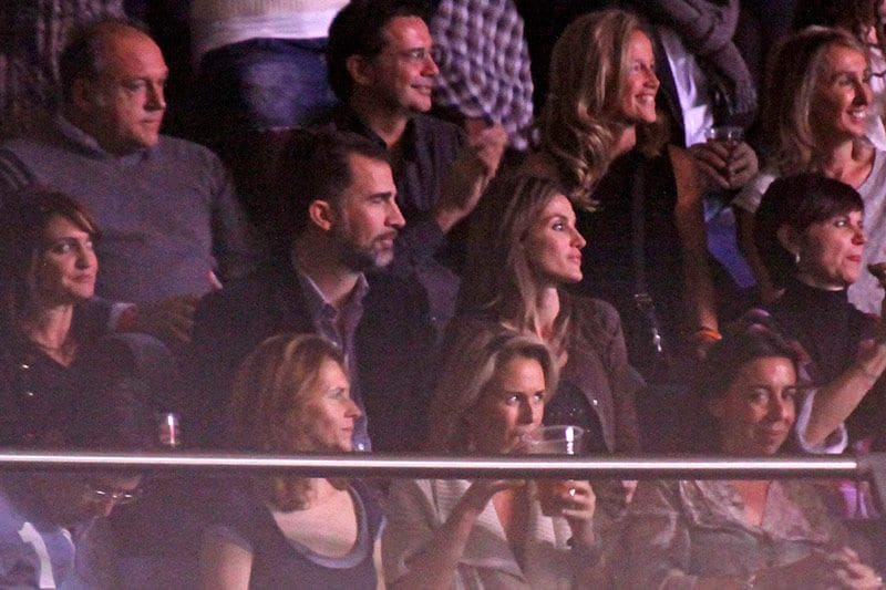 Reina Letizia y rey Felipe de concierto