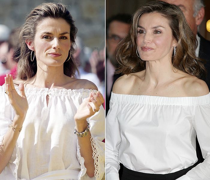 Reina Letizia repite estilo