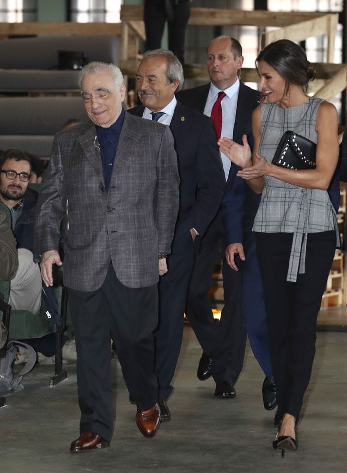 Doña Letizia con Martin Scorsese