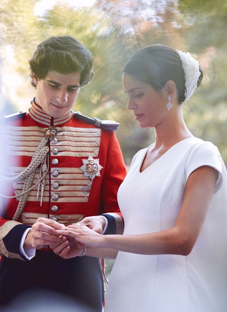 Sofía Palazuelo en su boda