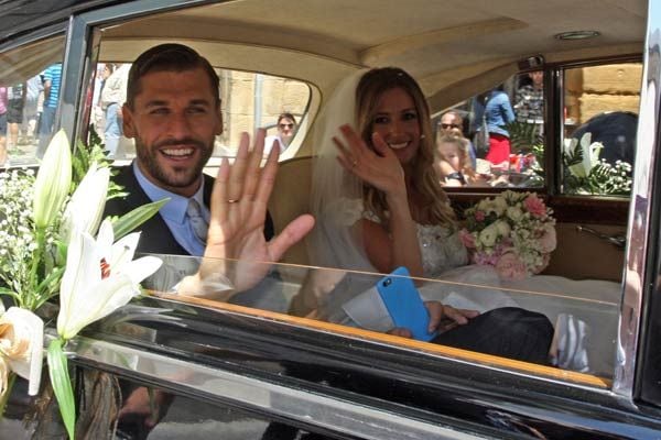 Tras la ceremonia, Fernando y María, se metieron en un Rolls-Royce negro para continuar las celebraciones con un banquete en una finca ubicada en el monte Igeldo
