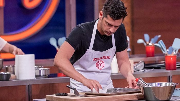 Eduardo Casanova cortó su delantal en MasterChef celebrity