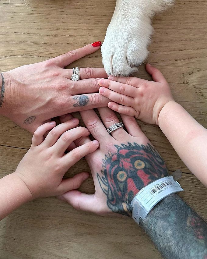 Fedez, Chiara Ferragni y su familia