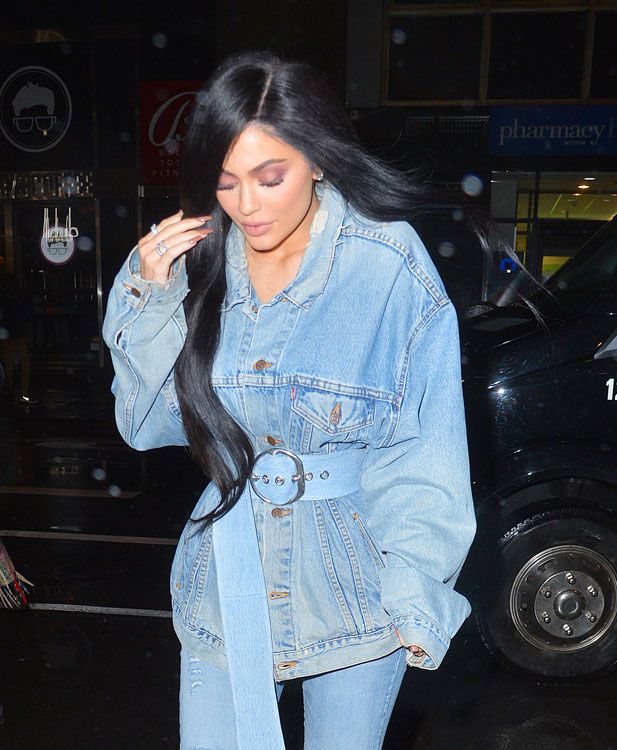 kylie jenner denim