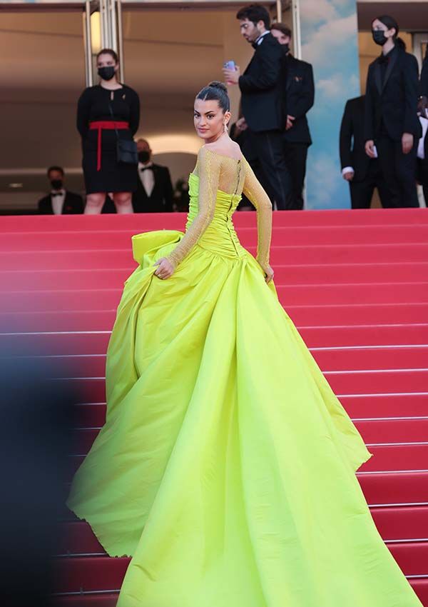 Marta Lozano en la alfombra roja del Festival de Cannes 2022