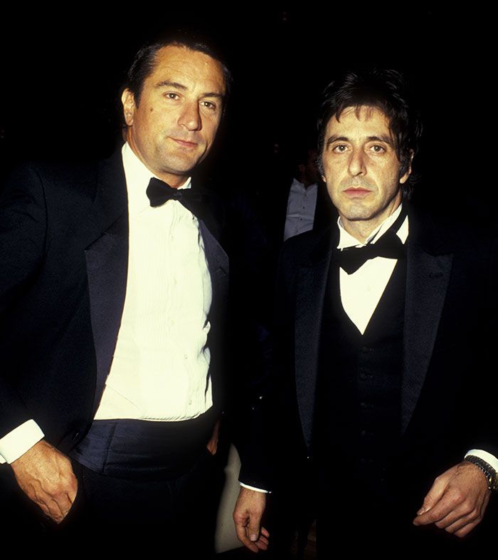 Robert de Niro y Al Pacino han coincidido en cuatro películas, entre ellas 'El padrino'