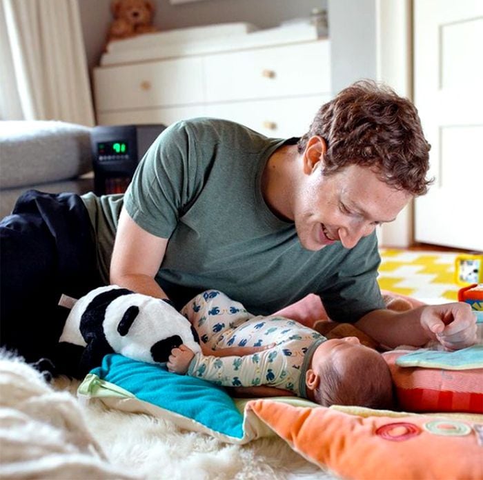 Mark Zuckerberg y su hija