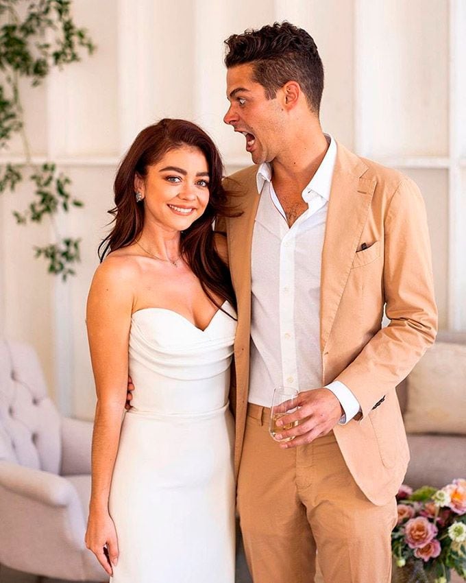 Sarah Hyland y Wells Adams