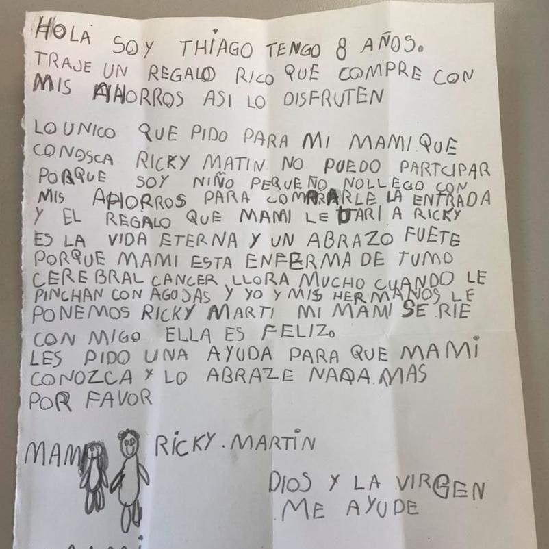 Carta de Thiago a El Doce