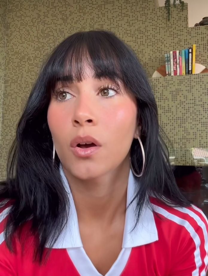 Aitana hablando de la cancelación de sus conciertos en el Bernabéu