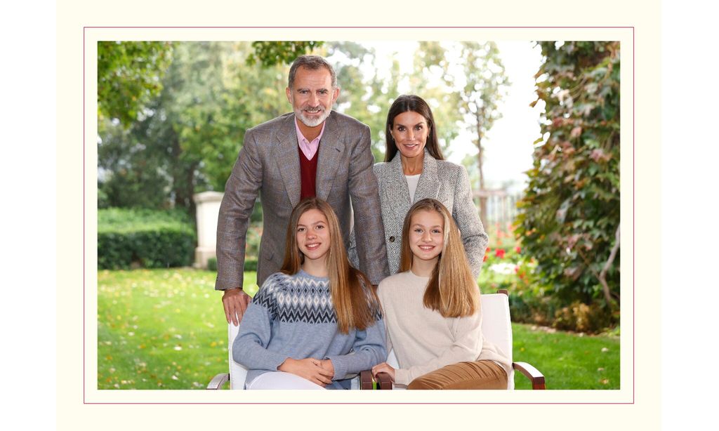 The four royals starred in this year\'s Christmas card