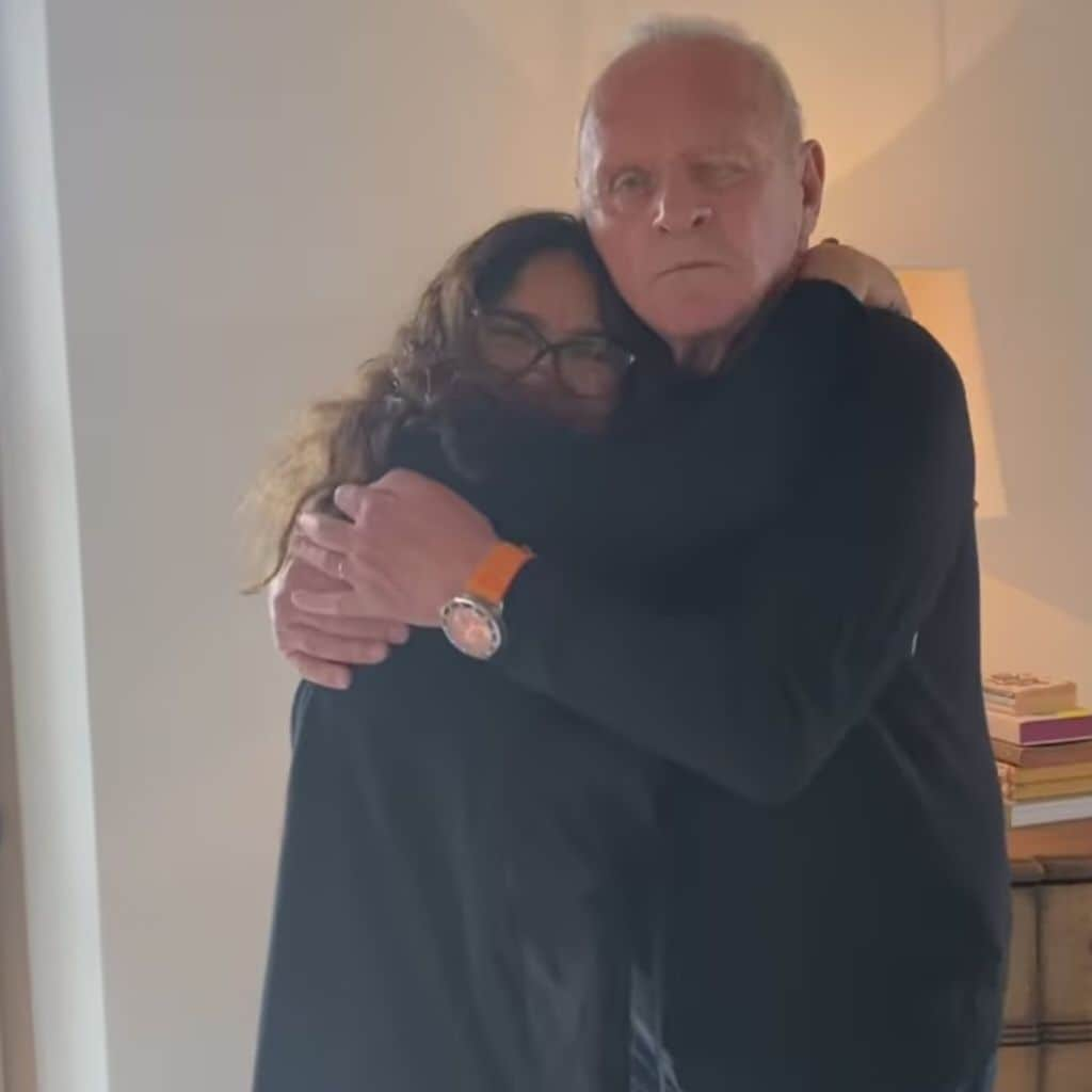 Salma Hayek y Anthony Hopkins