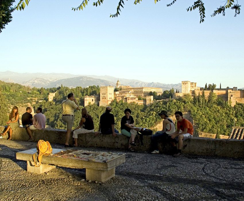 mirador-san-nicolas-Vista de la Alhambra