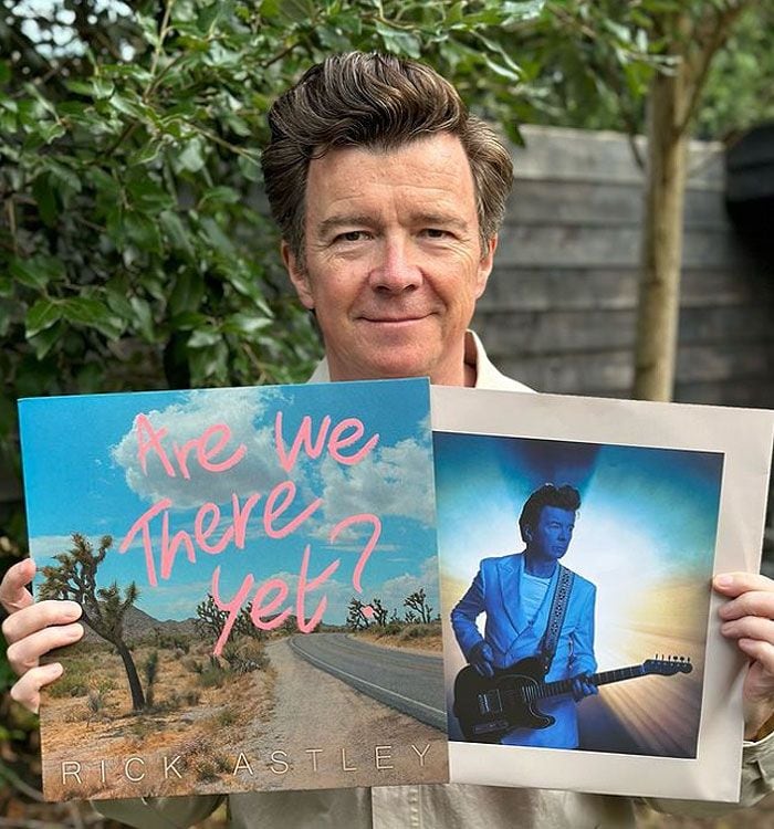 Rick Astley con su nuevo disco 