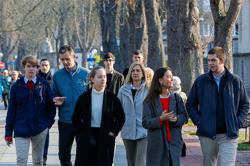 Infanta Cristina, Iñaki Urdangarin y sus hijos