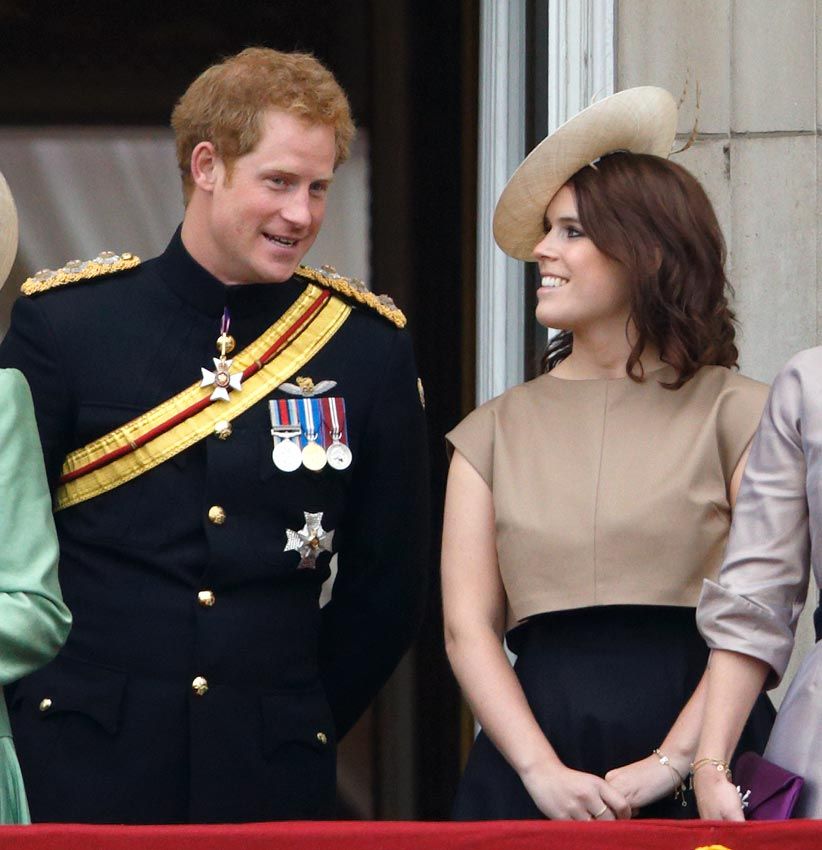 príncipe Harry y Eugenia de York