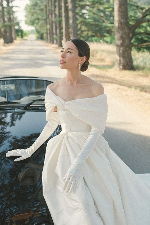 Look de novia inspirado en María Antonieta