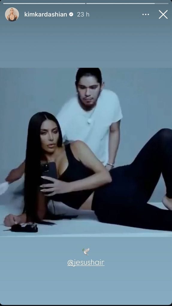 Kim Kardashian y Jesús Guerrero 