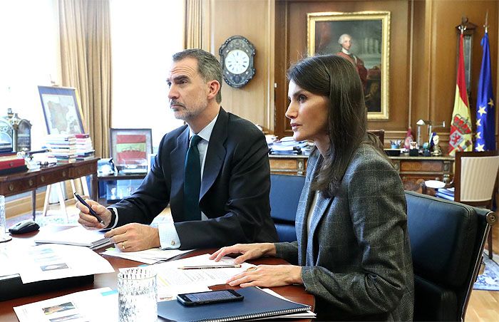 Los reyes Felipe y Letizia