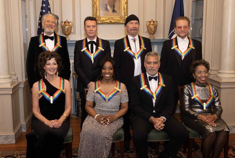 george y amal clooneygeorge Clooney galardonados Kennedy Center Honors