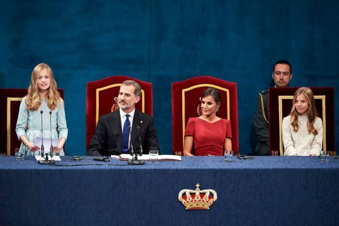 La princesa Leonor debutando en los Premios Princesa de Asturias 2019