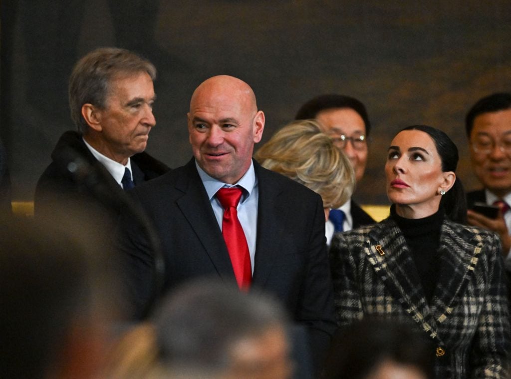 UFC Founder Dana White arrives ahead of the 60th inaugural ceremony where Donald Trump will be sworn in as the 47th president on January 20, 2025, in the US Capitol Rotunda in Washington, DC. (Photo by Ricky Carioti / POOL / AFP) (Photo by RICKY CARIOTI/POOL/AFP via Getty Images)