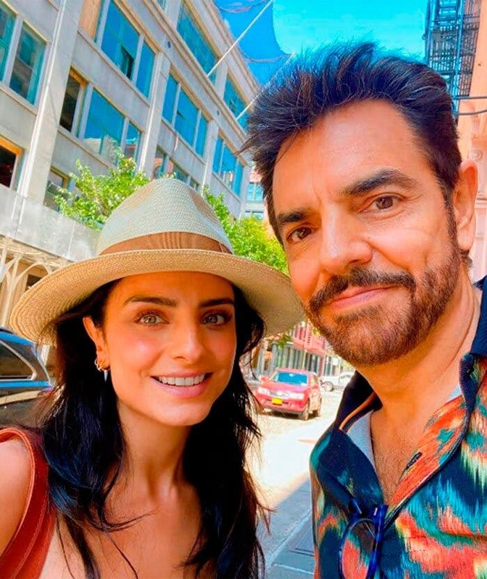 Eugenio Derbez y Aislinn Derbez