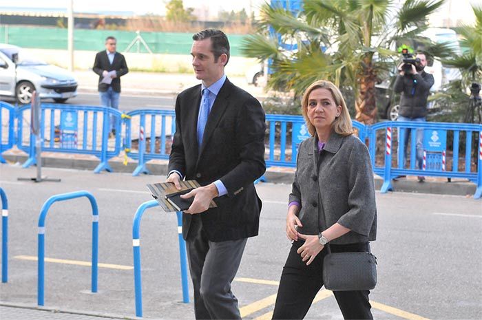 Cristina de Borbrón e Iñaki Urdangarin