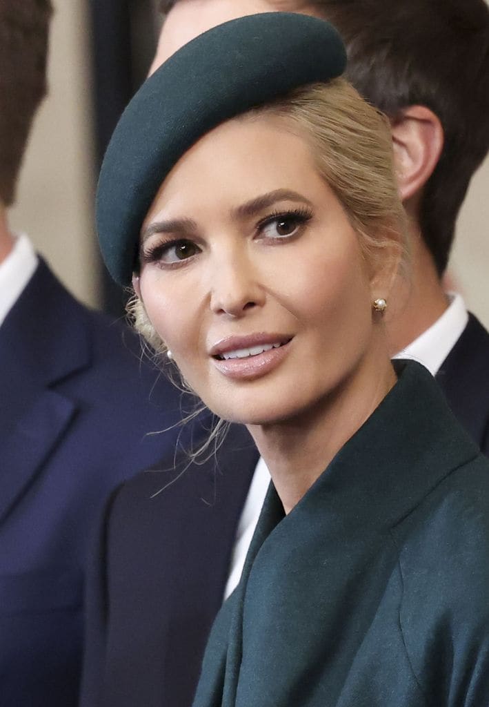 Ivanka Trump asiste a la Investidura Presidencial de Donald Trump en la Rotonda del Capitolio de los Estados Unidos en Washington, DC, el lunes 20 de enero de 2025. Ceremonia de Investidura del Presidente Donald Trump en Washington, Distrito de Columbia, Estados Unidos - 20 de enero de 2025.