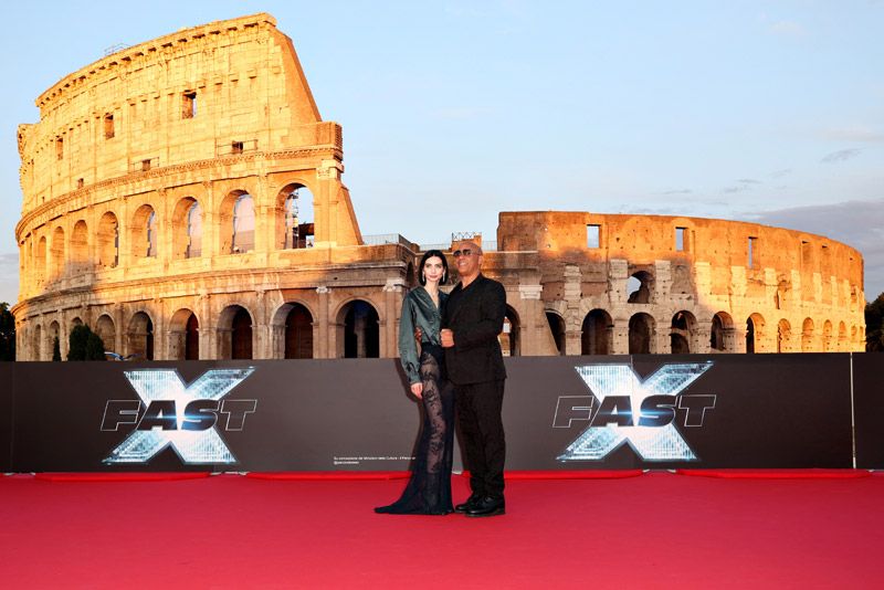 Vin Diesel junto a la hija de Paul Walker, Meadow 