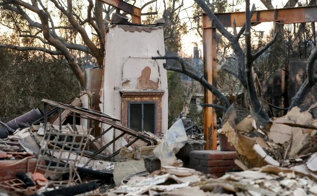 Casa JuliaLouis-Dreyfus tras incendio Los Ángeles