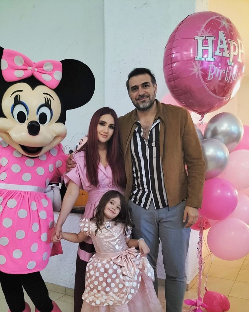 Dulce María y Paco Álvarez sorprendieron a su hija con una hermosa fiesta de cumpleaños.