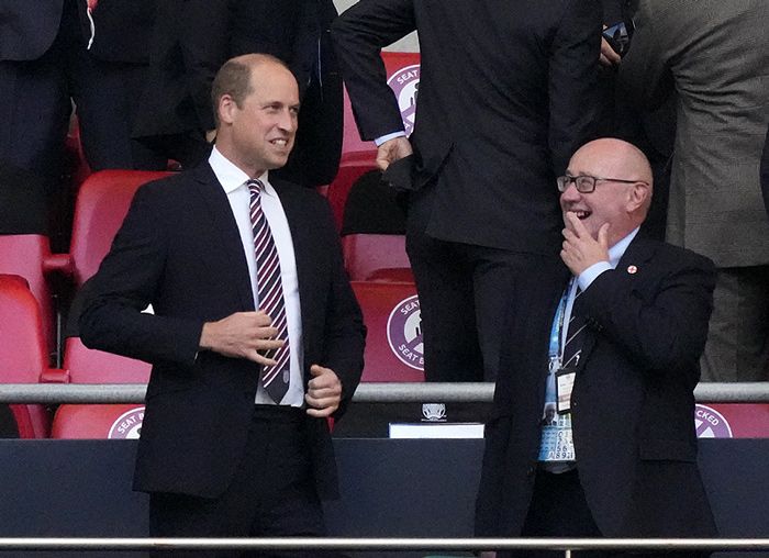 el principe guillermo en wembley