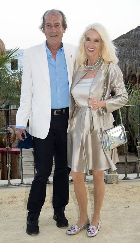 Gunilla Von Bismark junto a su marido Luis Ortiz