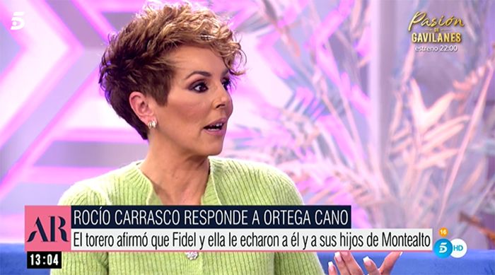 Rocío Carrasco se sienta en el plató de 'El programa de Ana Rosa'