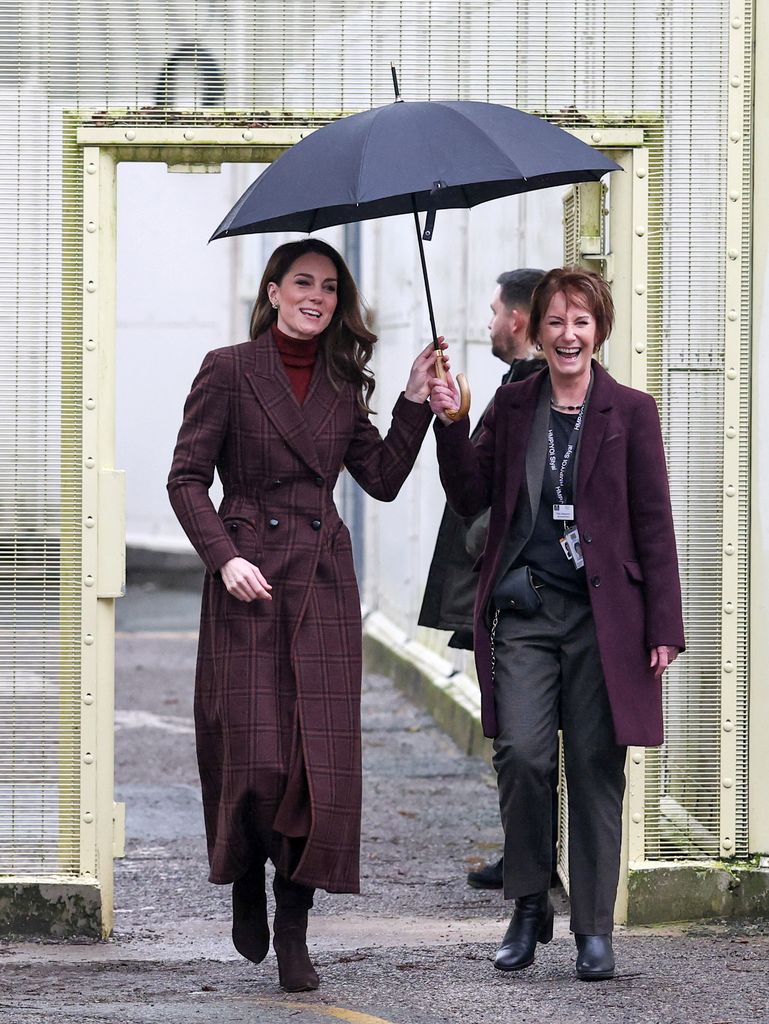 Princess of Wales, Kate Middleton Patron of Action for Children, during a visit to a mother and baby unit inside HMP Styal in Wilmslow,