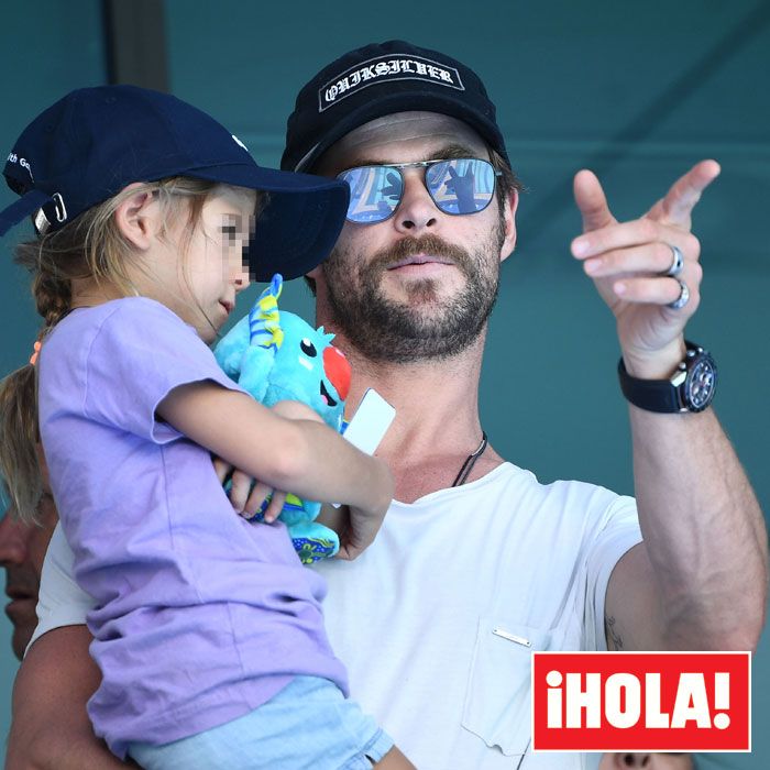 Chris Hemsworth y su hija India Rose