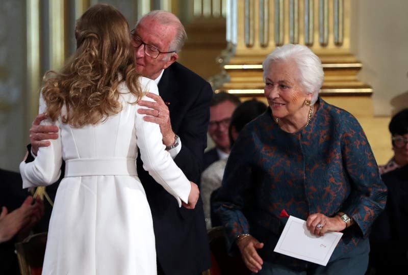 Elisabeth de Bélgica y Alberto y Paola de Bélgica