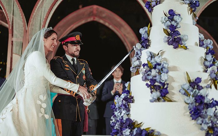 Boda Hussein y Rajwa de Jordania