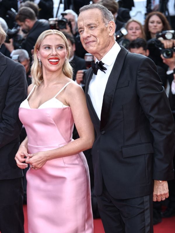 Scarlett Johansson y Tom Hanks en Cannes