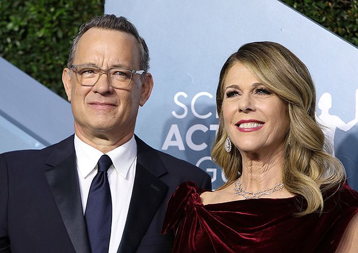 Rita Wilson y Tom Hanks en los Screen Actors Guild Awards