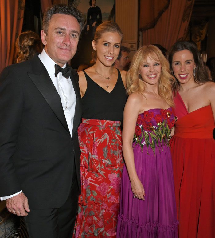 Alejandro Agag, Nicky Shields, Kylie Minogue y Ana Aznar