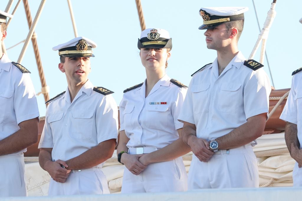 LA PRINCESA LEONOR LLEGA A GRAN CANARIA A BORDO DEL JUAN SEBASTIAN ELCANO