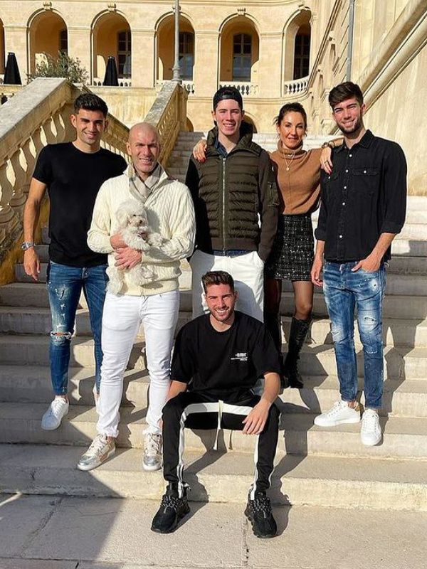 La familia de Zidane