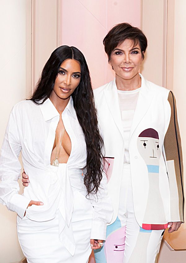 kim kardashian y kris jenner a